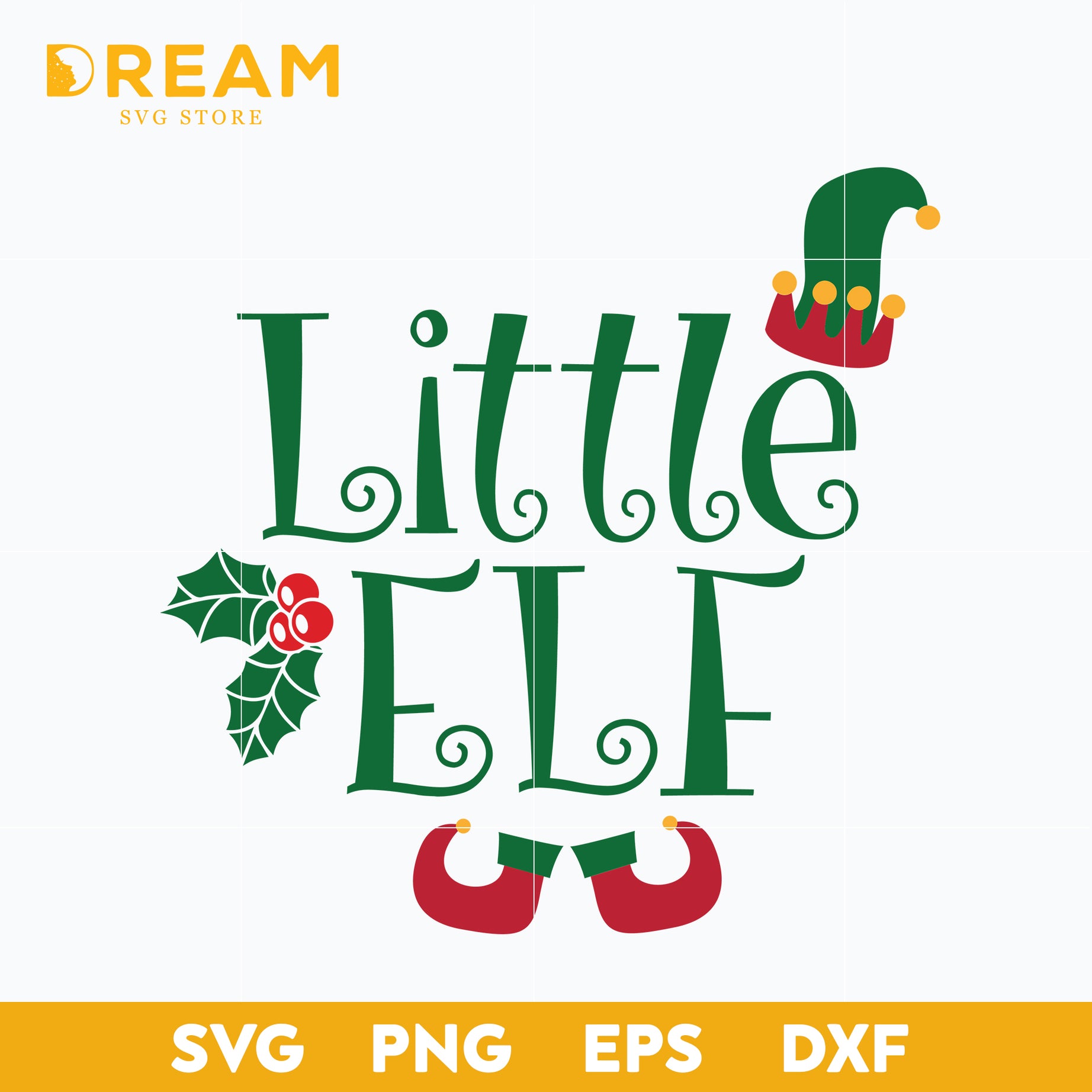 Little elf svg, Christmas svg, png, dxf, eps digital file CRM12122032L