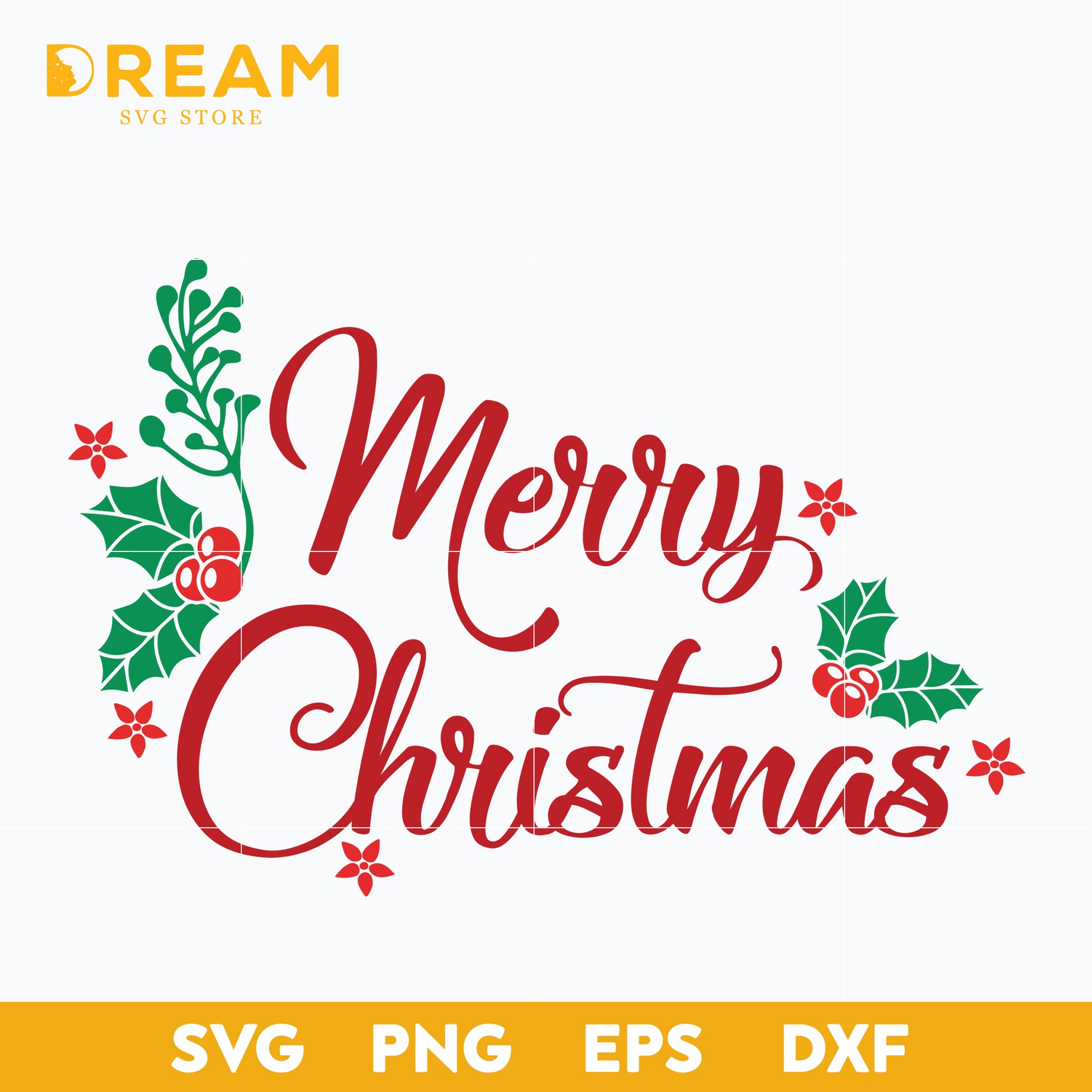 Merry christmas svg, Christmas svg, png, dxf, eps digital file CRM12122033L