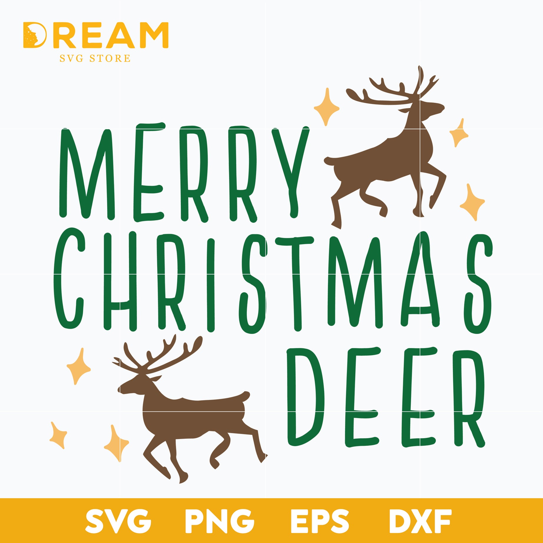 Merry christmas deer svg, Christmas svg, png, dxf, eps digital file CRM12122034L