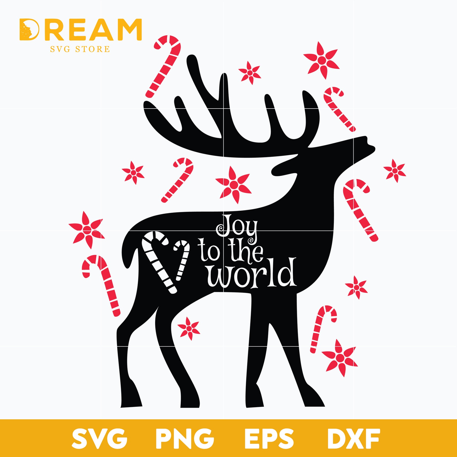 Merry Christmas SVG, Christmas Deer Svg, Christmas svg, png, dxf, eps digital file CRM12122069L