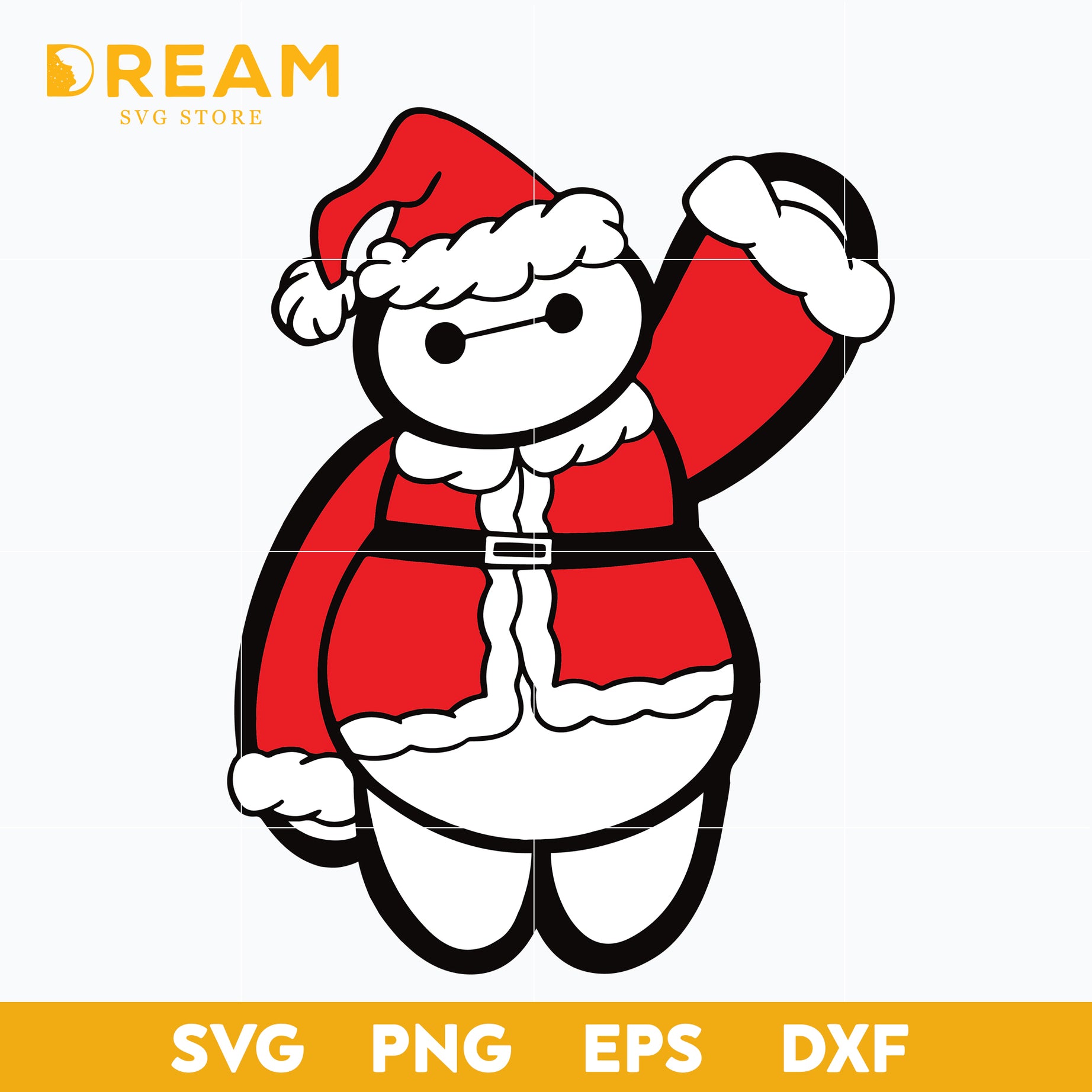 Baymax christmas svg