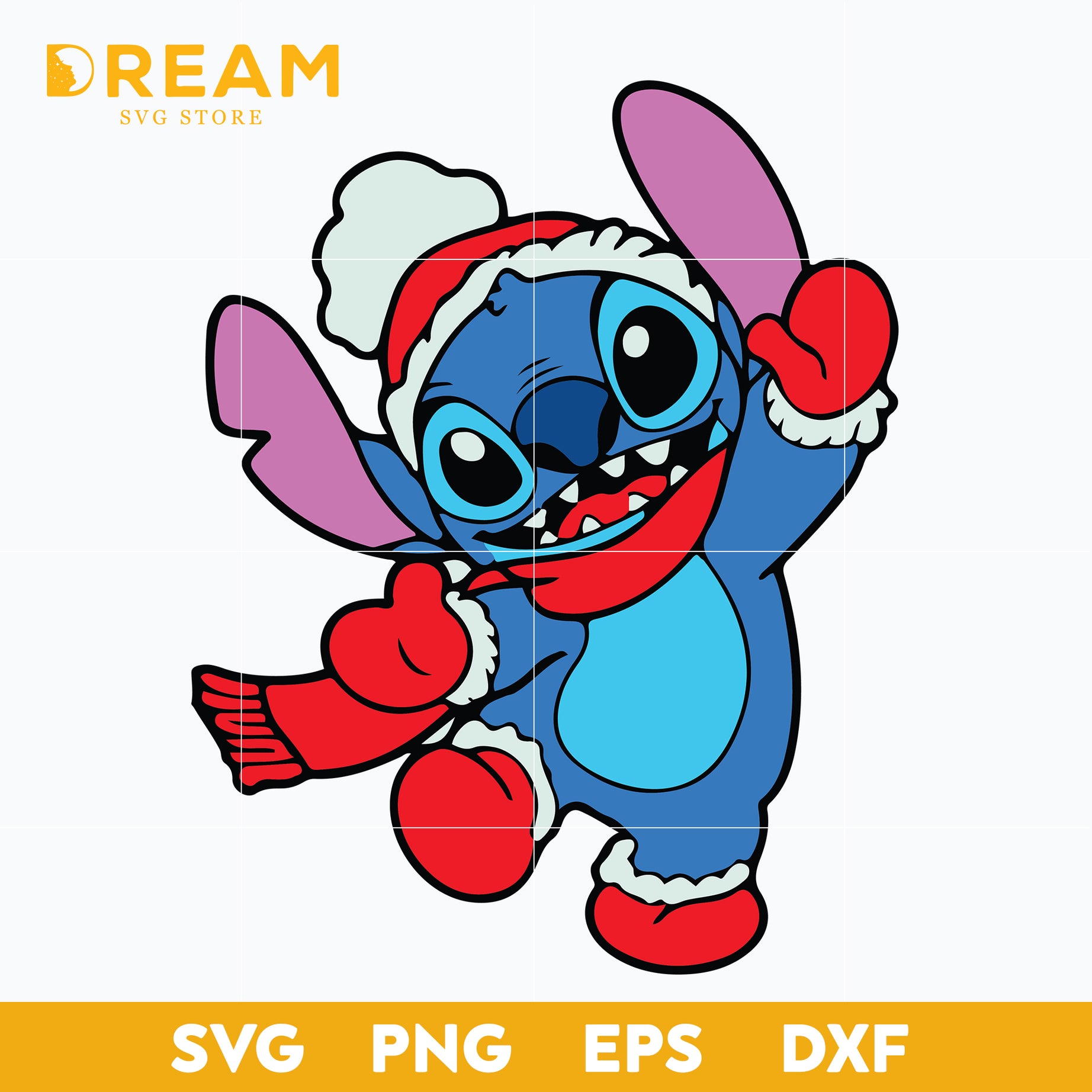 Stitch christmas svg, stitch svg, Christmas svg, png, dxf, eps digital file CRM12122073L
