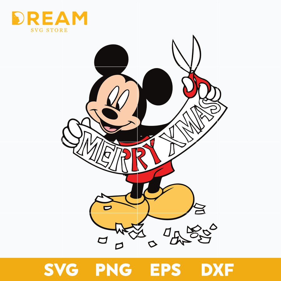 Merry christmas svg, disney christmas svg, disney svg, Christmas svg, png, dxf, eps digital file CRM12122088L