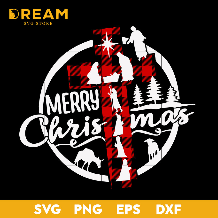 Merry christmas jesus svg, Christmas svg, png, dxf, eps digital file CRM1311201L