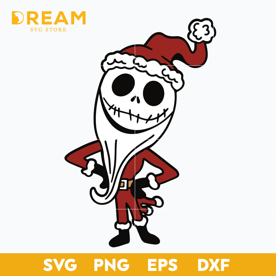 Jack skellington christmas svg, Christmas svg, png, dxf, eps digital file CRM14122010L