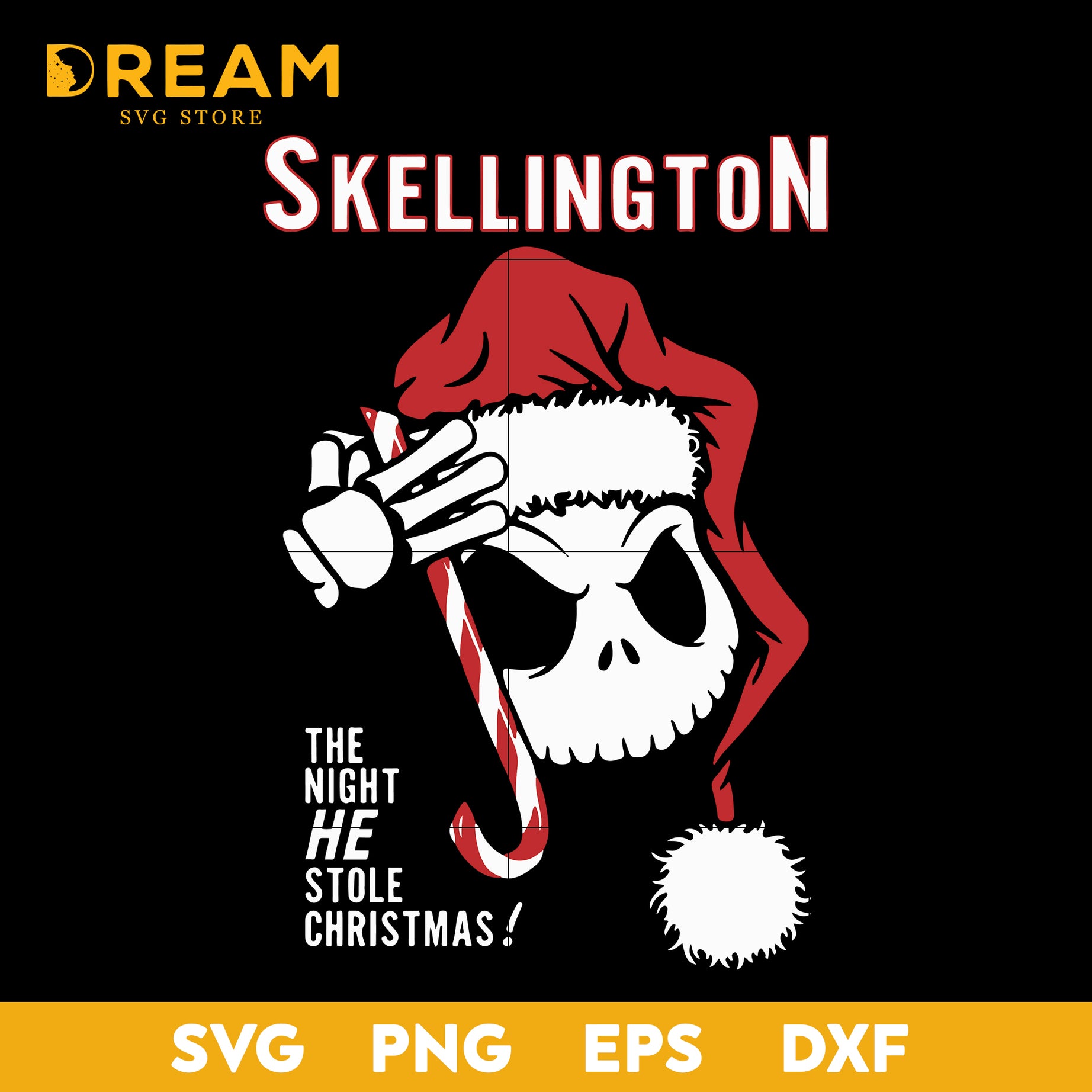 Skellington the night he stole christmas svg, Christmas svg, png, dxf, eps digital file CRM1412208L