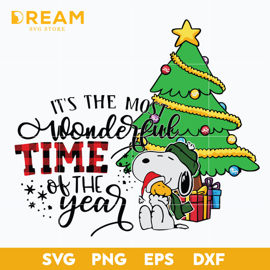 It's the most wonderful time of the year svg, Christmas svg, png, dxf, eps digital file CRM15112020L
