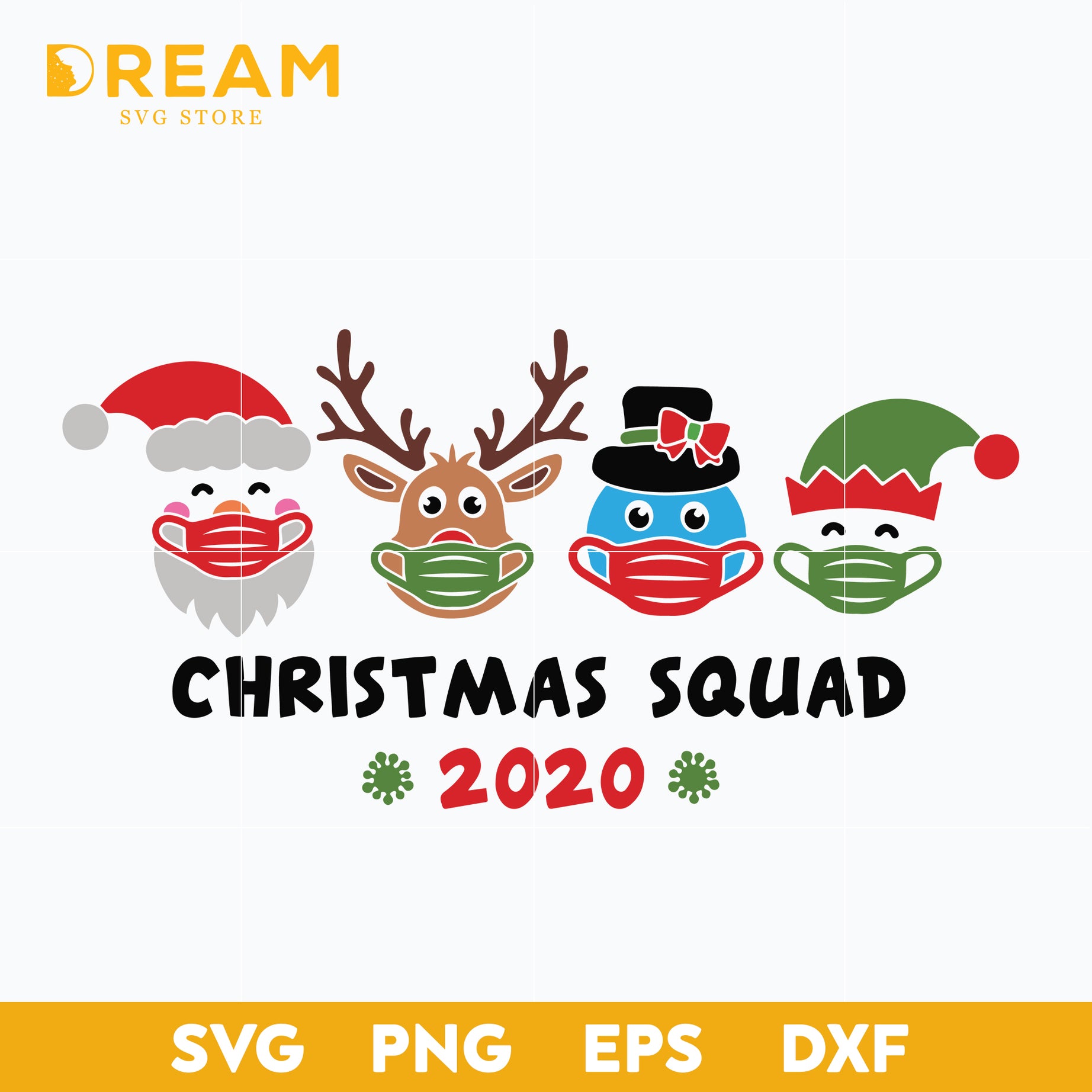 Christmas squad 2020 svg, Christmas svg, png, dxf, eps digital file CRM15112015L