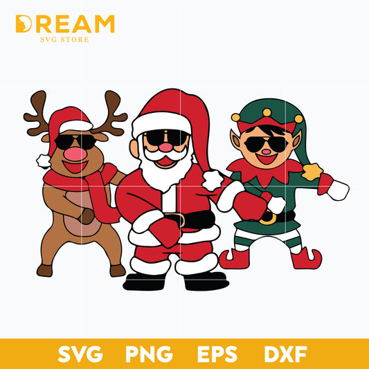 Dabbing christmas svg, Christmas svg, png, dxf, eps digital file CRM1511202L