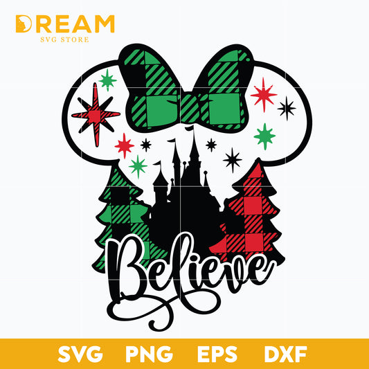 Believe christmas svg