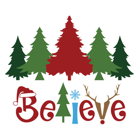 Believe christmas svg
