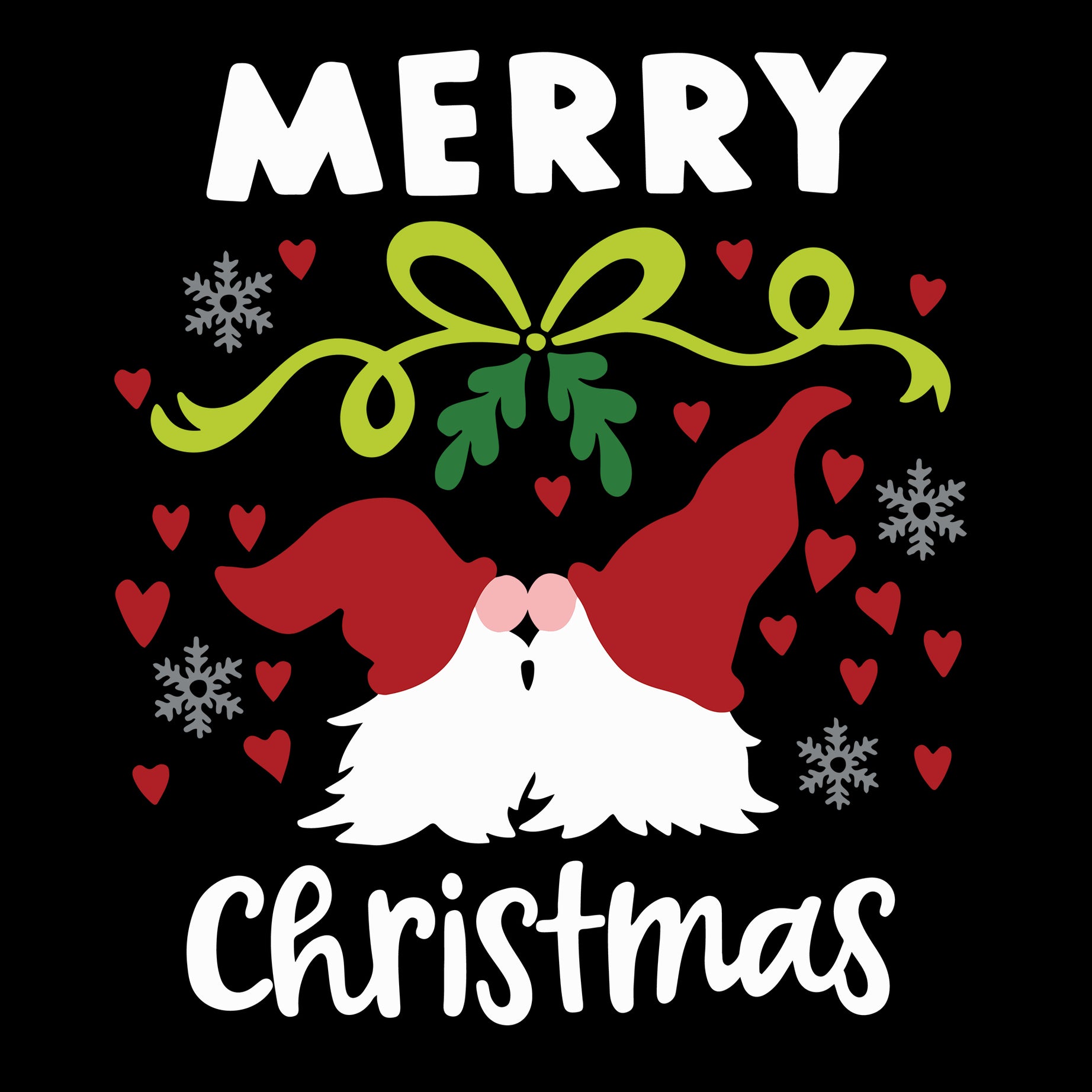 Gnome merry christmas svg, christmas svg, png, dxf, eps digital file CRM19112013L