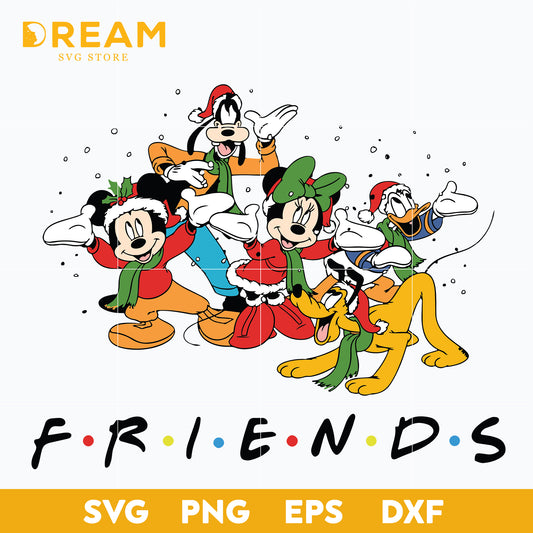 Friends christmas svg, Disney svg, christmas svg, png, dxf, eps digital file CRM21112017L