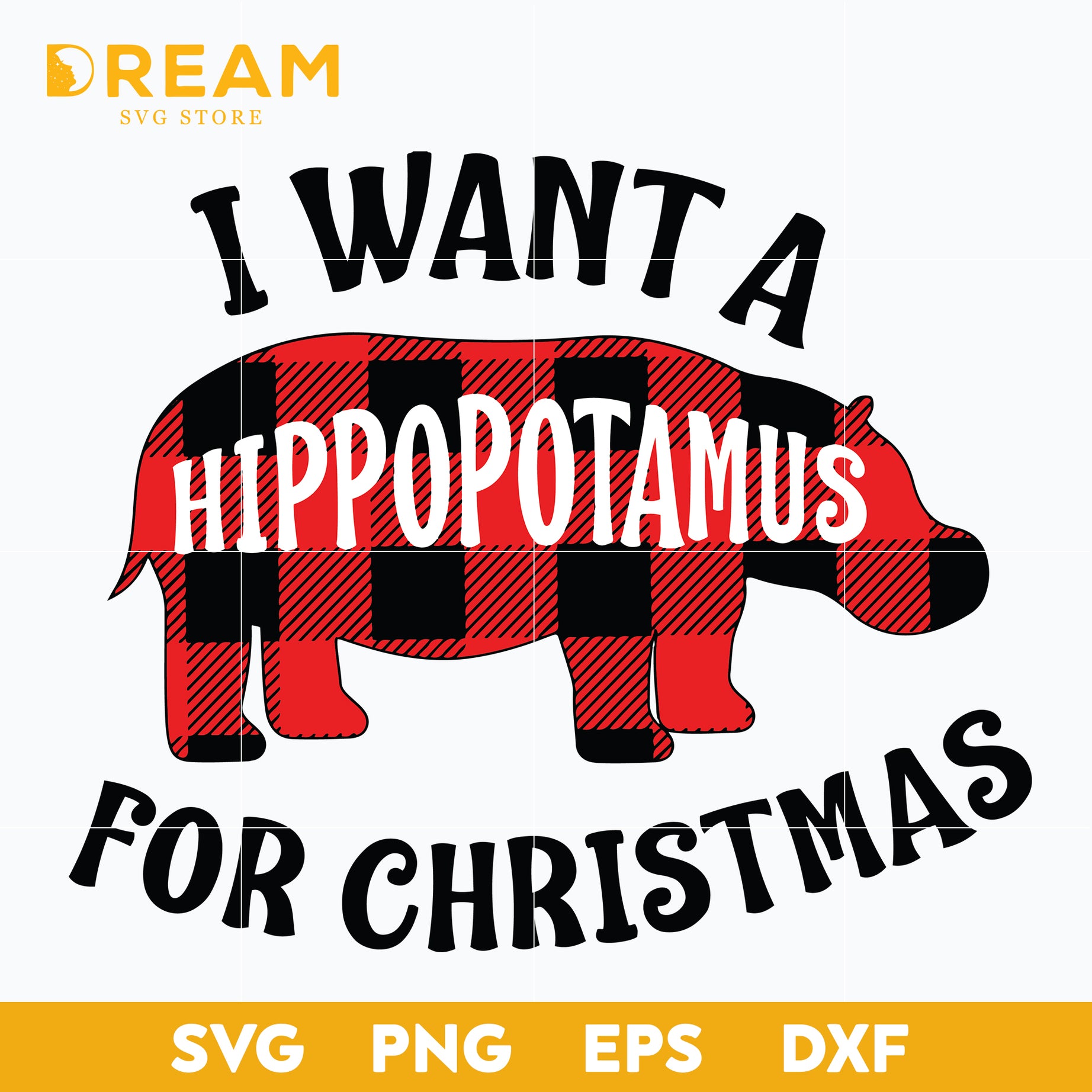 I want a hippotamus for christmas svg, Christmas svg, png, dxf, eps digital file CRM27112010L