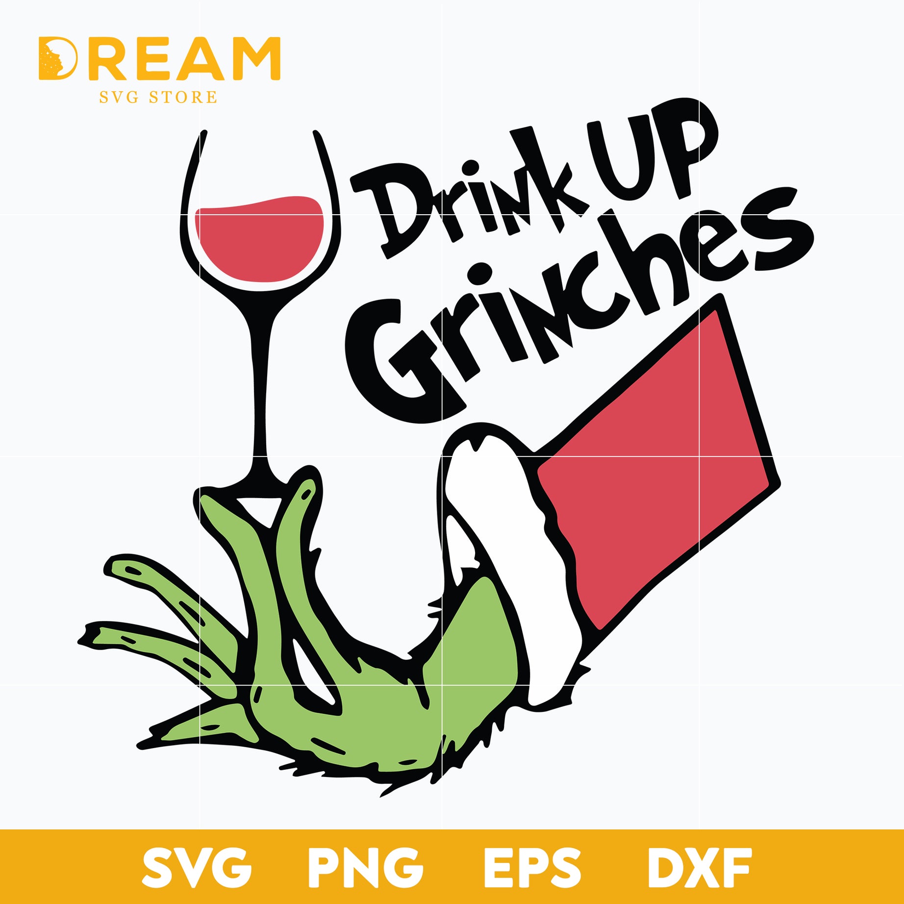 Drink up grinches svg, Christmas svg, png, dxf, eps digital file CRM2711201L