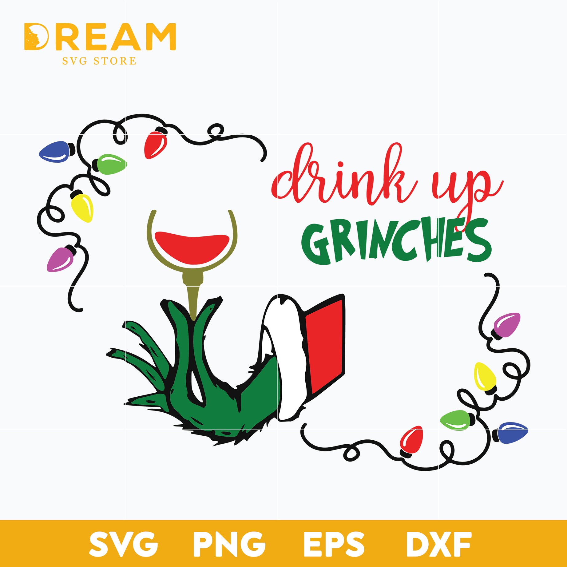 Drink up grinches svg, Christmas svg, png, dxf, eps digital file CRM2711203L