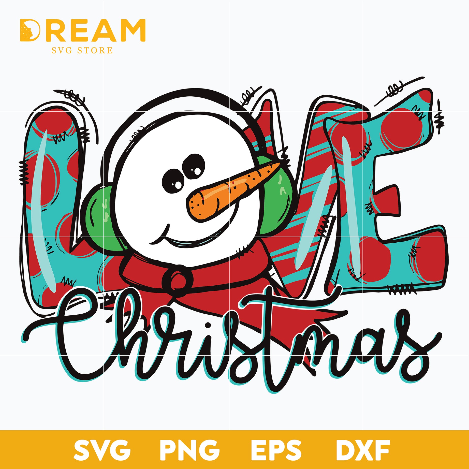 Love christmas svg, Christmas svg, png, dxf, eps digital file CRM2711205L