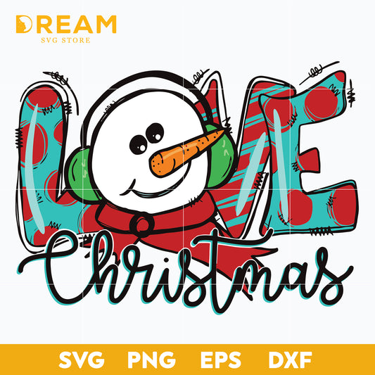 Love christmas svg, Christmas svg, png, dxf, eps digital file CRM2711205L