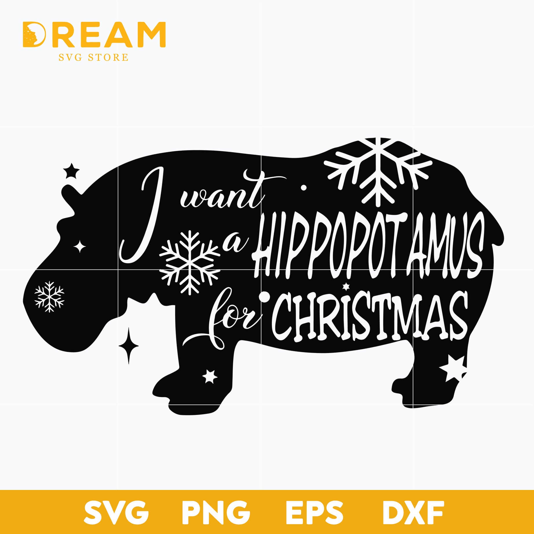 I want a hippotamus for christmas svg, Christmas svg, png, dxf, eps digital file CRM2911202L