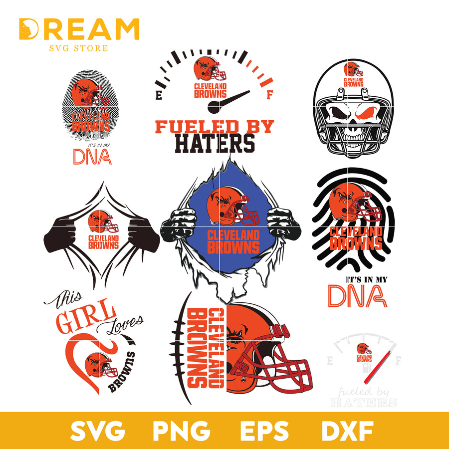 Cleveland Browns bundle svg, Cleveland Browns svg, NFL svg, png, dxf, eps digital file
