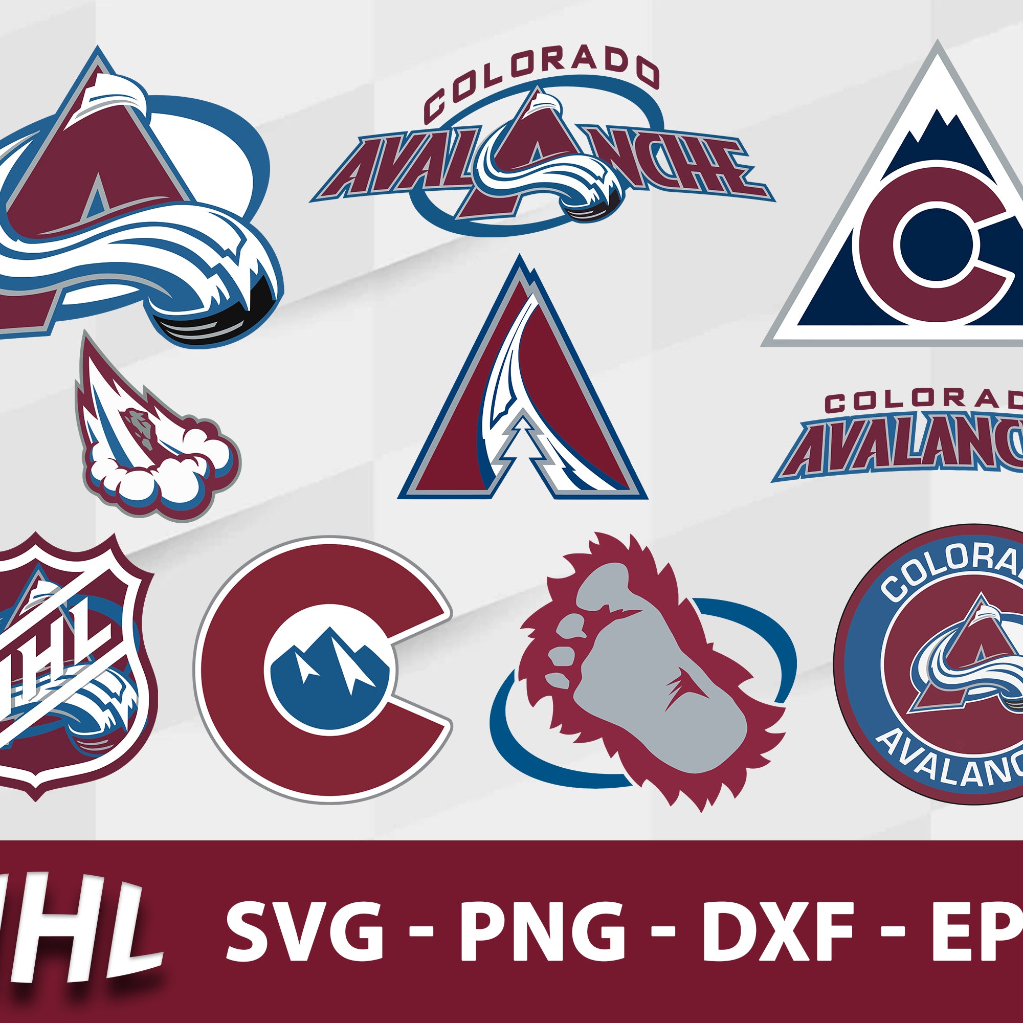 Colorado Rampage Svg Colorado Avalanche Svg Bundle, Colorado Avalanche Svg, Sport Svg, Nhl ...