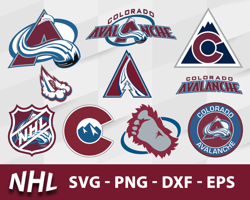 Colorado Avalanche Svg Bundle, Colorado Avalanche Svg, Sport Svg, Nhl Svg, Png, Dxf, Eps Digital File.