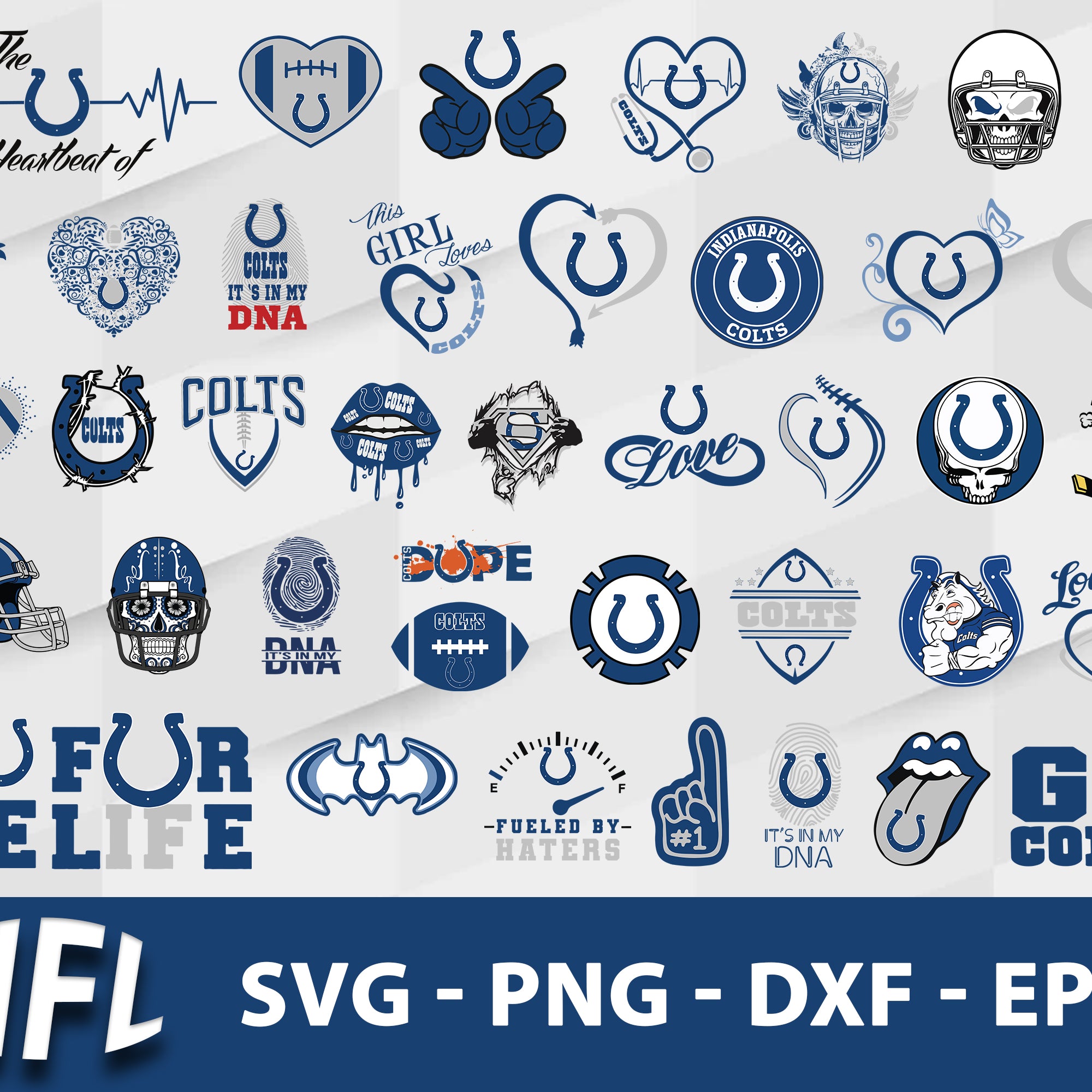 Indianapolis Colts Svg Bundle, Indianapolis Colts Svg, Sport Svg, Nfl Svg, Png, Dxf, Eps Digital File.
