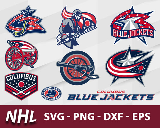 Columbus Blue Jackets Svg Bundle, Columbus Blue Jackets Svg, Sport Svg, Nhl Svg, Png, Dxf, Eps Digital File.