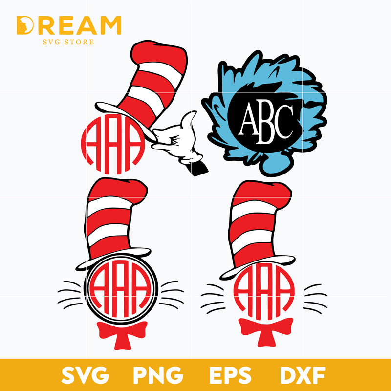 Dr seuss bundle svg, dr seuss svg, dr seuss quotes, digital file DR030