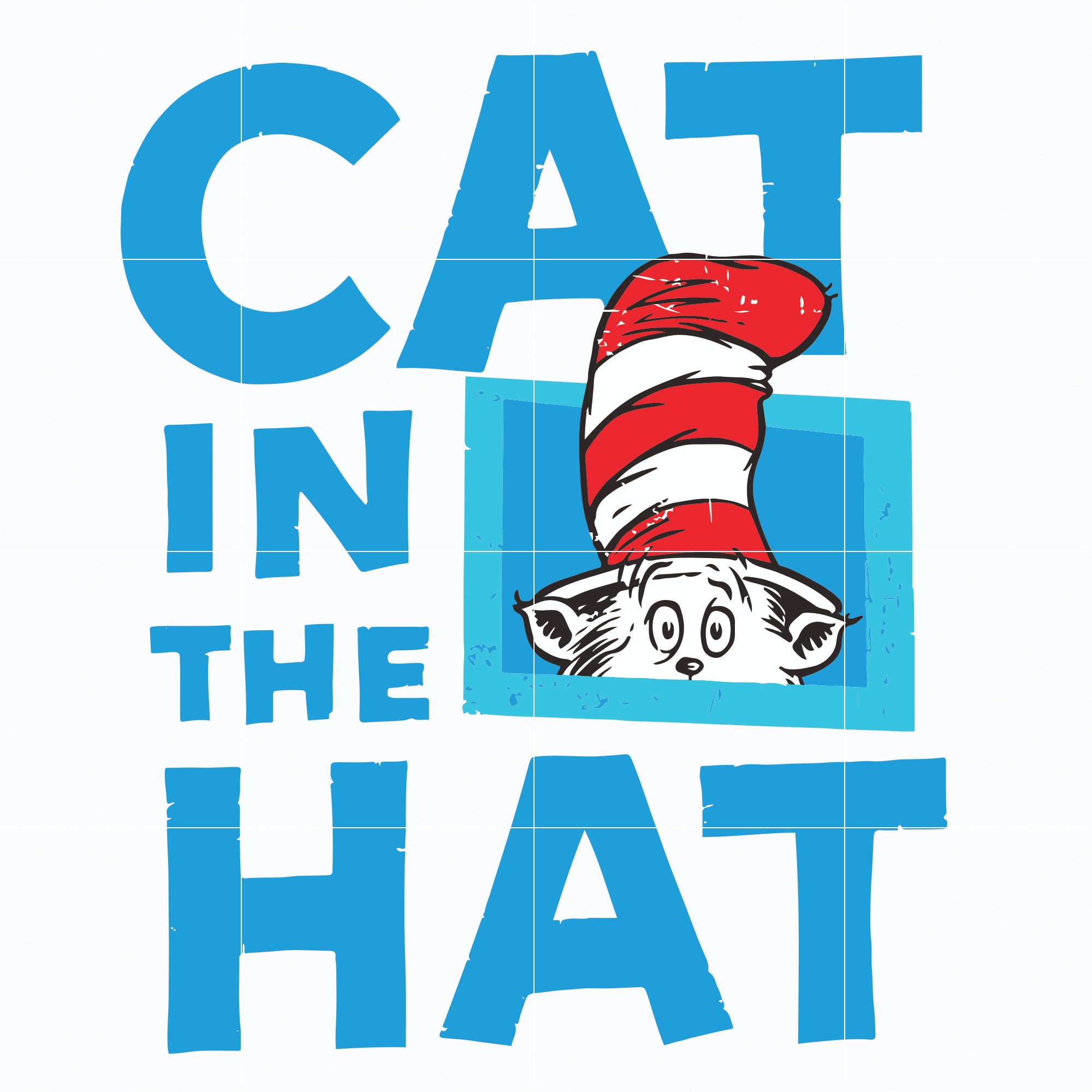 The Cat in the Hat , dr svg, png, dxf, eps file DR05012127 – DreamSVG Store