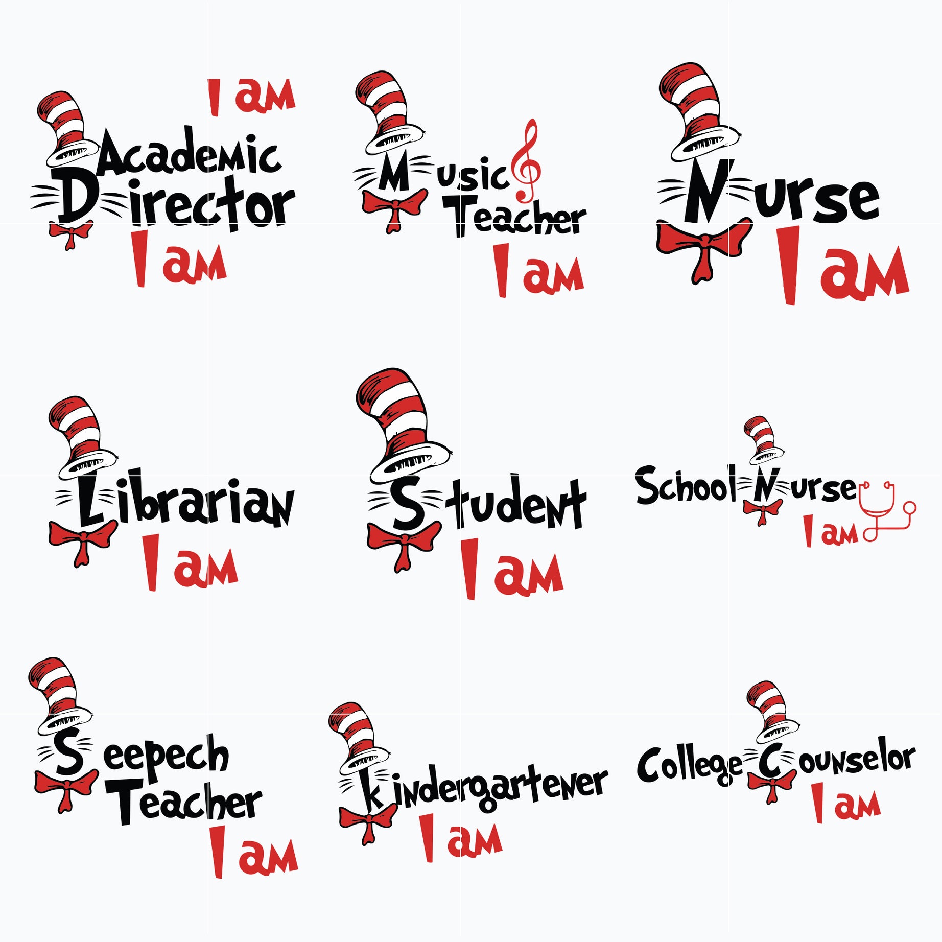 Dr seuss bundle svg, dr seuss svg, dr seuss quotes svg, png, dxf, eps digital file DRBL0501215