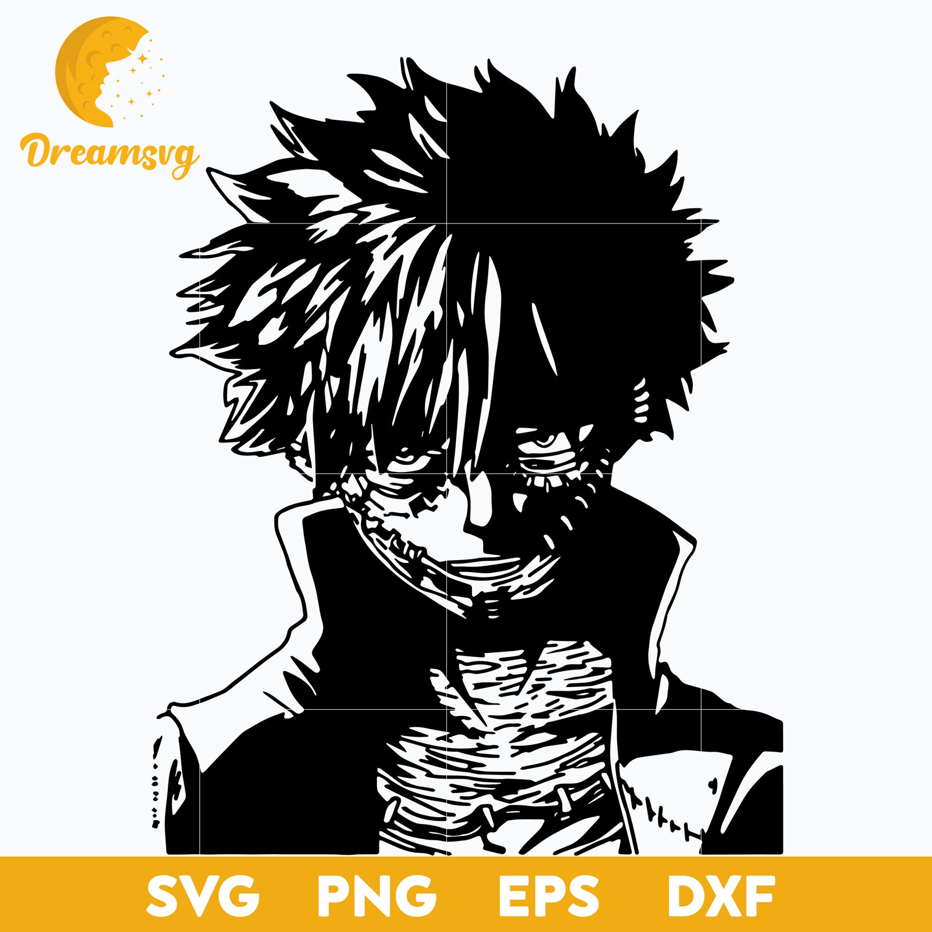 Dabi Svg, My Hero Academia Svg, Boku No Hero Academia Svg, file for cricut, Anime svg, png, eps, dxf digital download