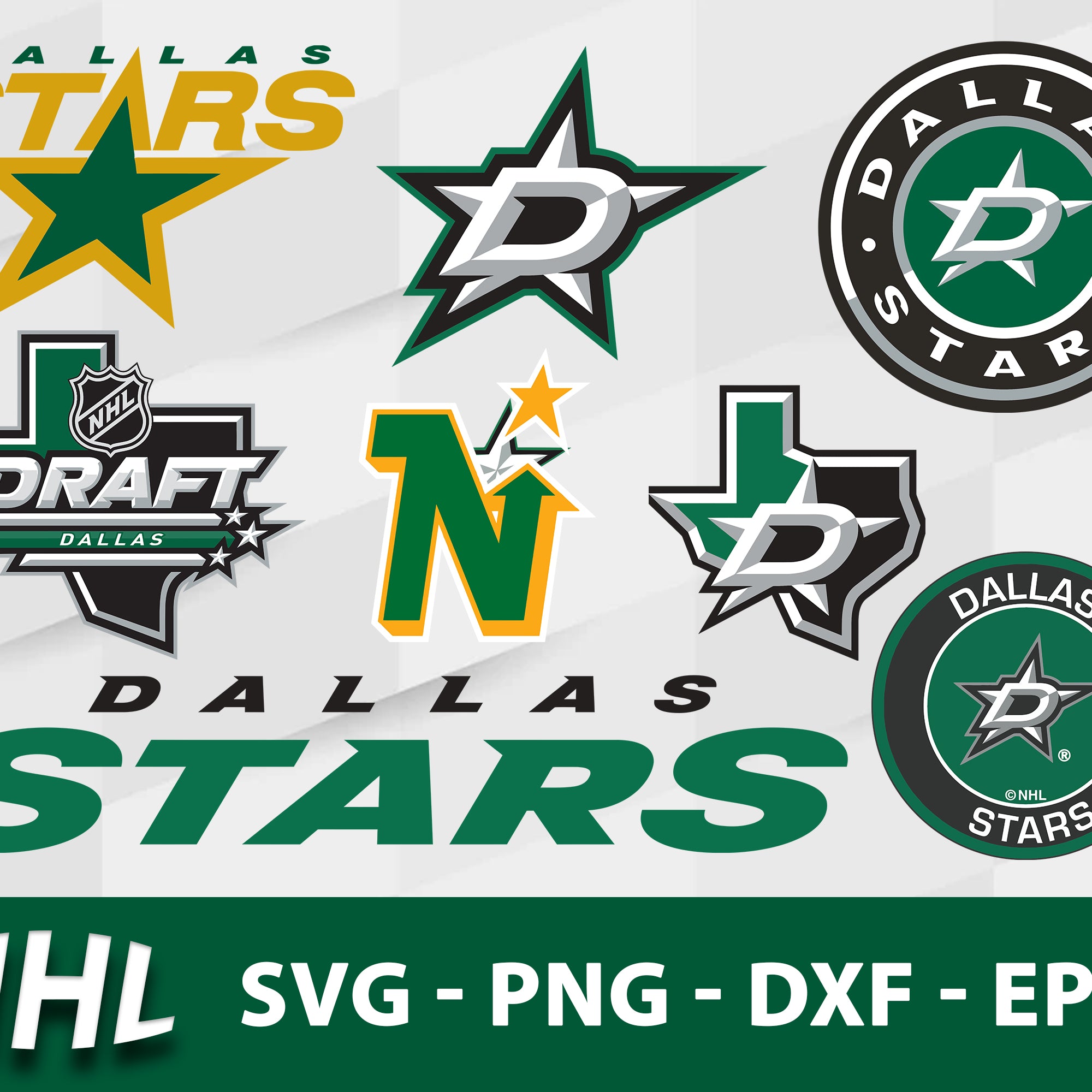 Dallas Stars Svg Bundle, Dallas Stars Svg, Sport Svg, Nhl Svg, Png, Dxf, Eps Digital File.