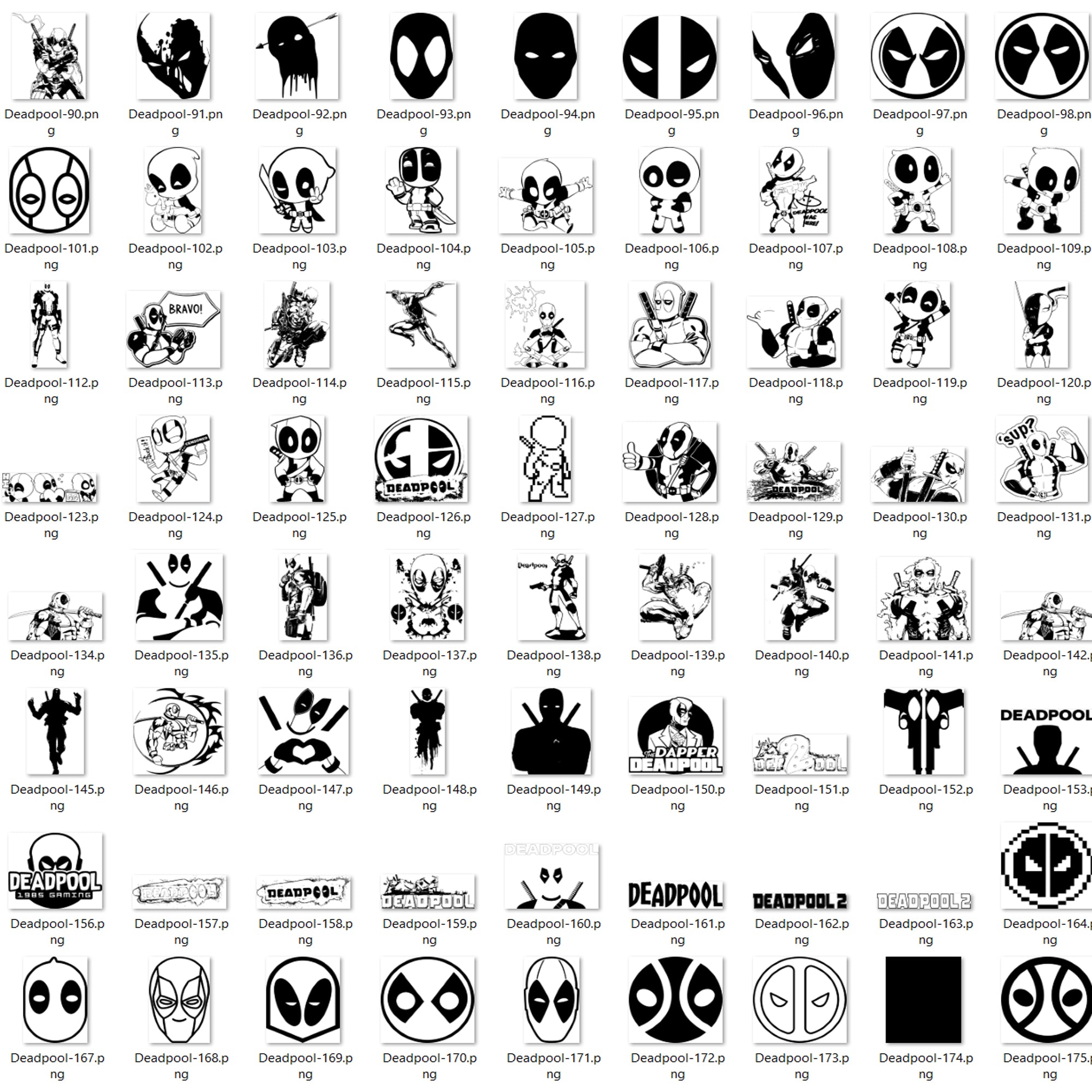 700+ Deadpool Marvel Bundle Svg, Deadpool Svg, Cartoon svg, png, dxf, eps digital file