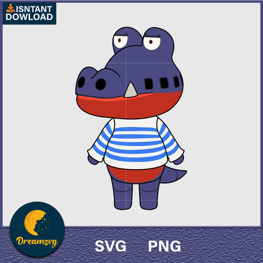 Del Animal Crossing Svg, Animal Crossing Svg, Animal Crossing Png, Cartoon svg, svg, png digital file