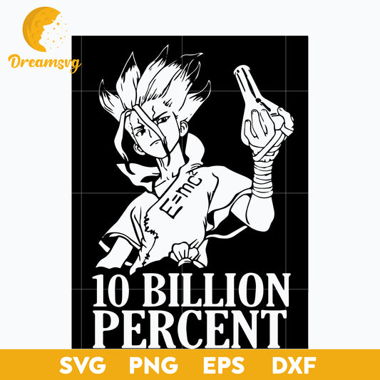 Doctor Stone Svg, Sengoku Svg, 10 Billion Percent Svg, Love Anime Svg, Anime Manga Svg, Cartoon Svg, file for cricut, Anime svg, png, eps, dxf digital download