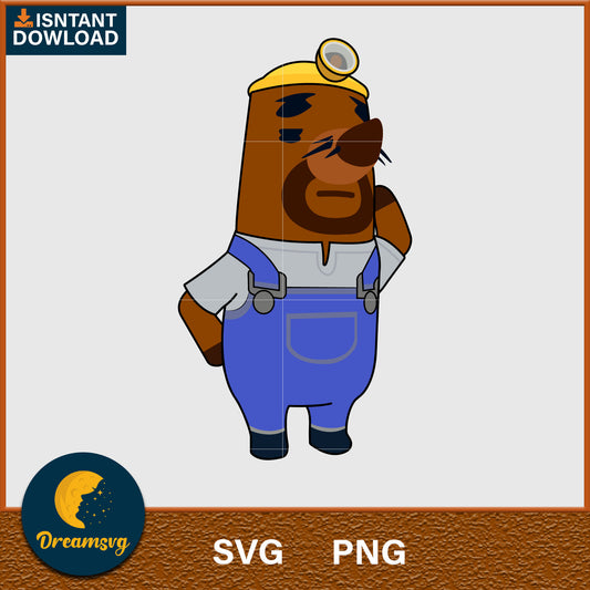 Don resetti Animal Crossing Svg, Animal Crossing Svg, Animal Crossing Png, Cartoon svg, svg, png digital file