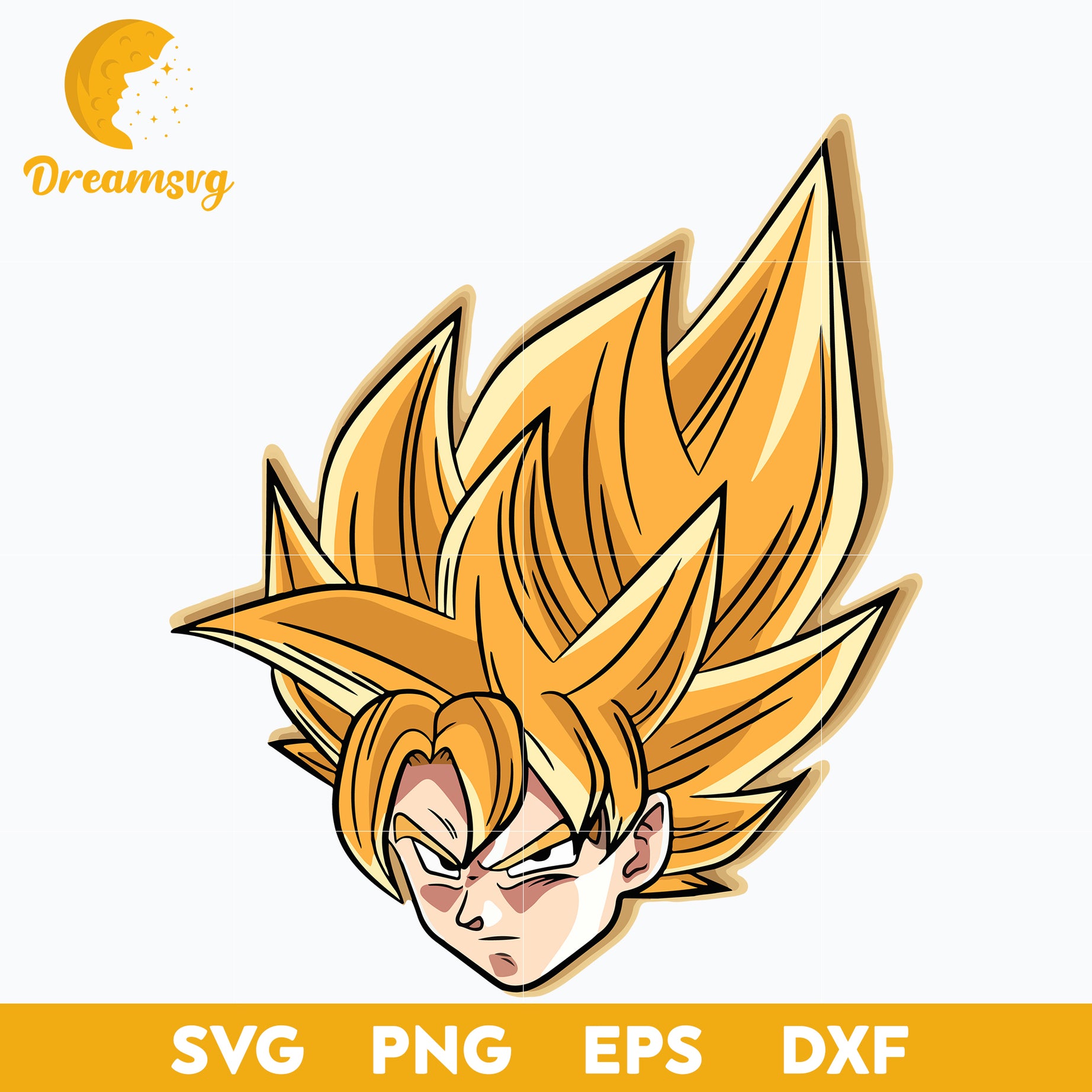 Dragon Ball Goku Svg, Son Goku Svg, Dragon Ball Svg, Anime Manga Svg, file for cricut, Anime svg, png, eps, dxf digital download