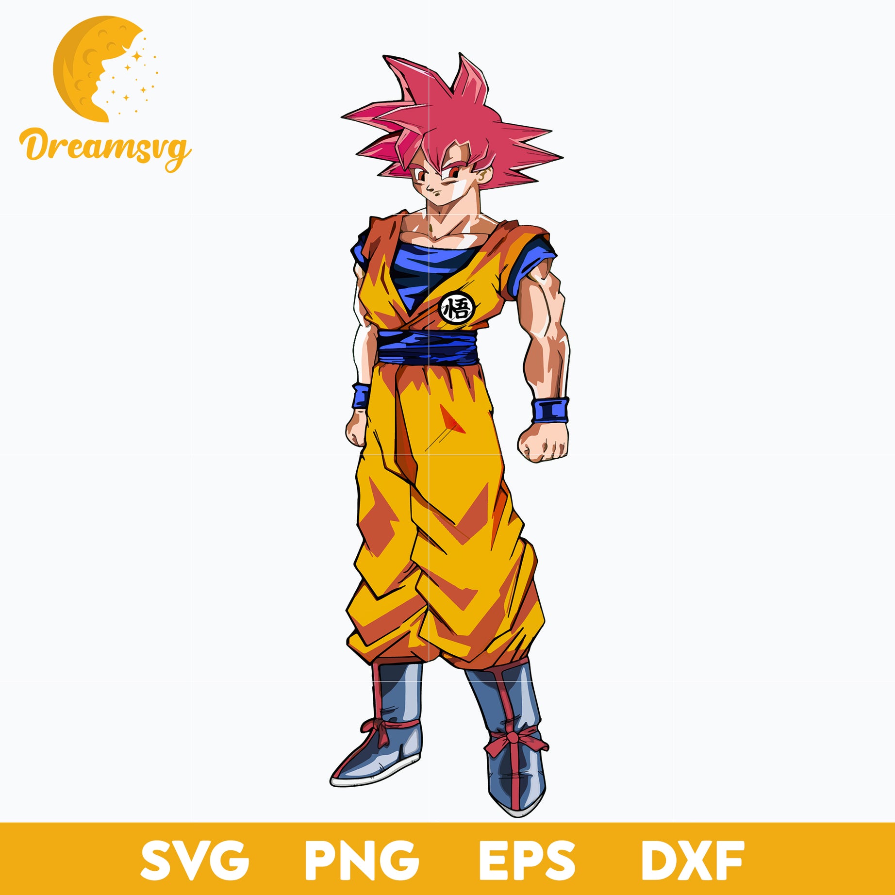 Dragon Ball Svg, Goku Dragon Ball Svg, Goku Svg, file for cricut, Anime svg, png, eps, dxf digital download