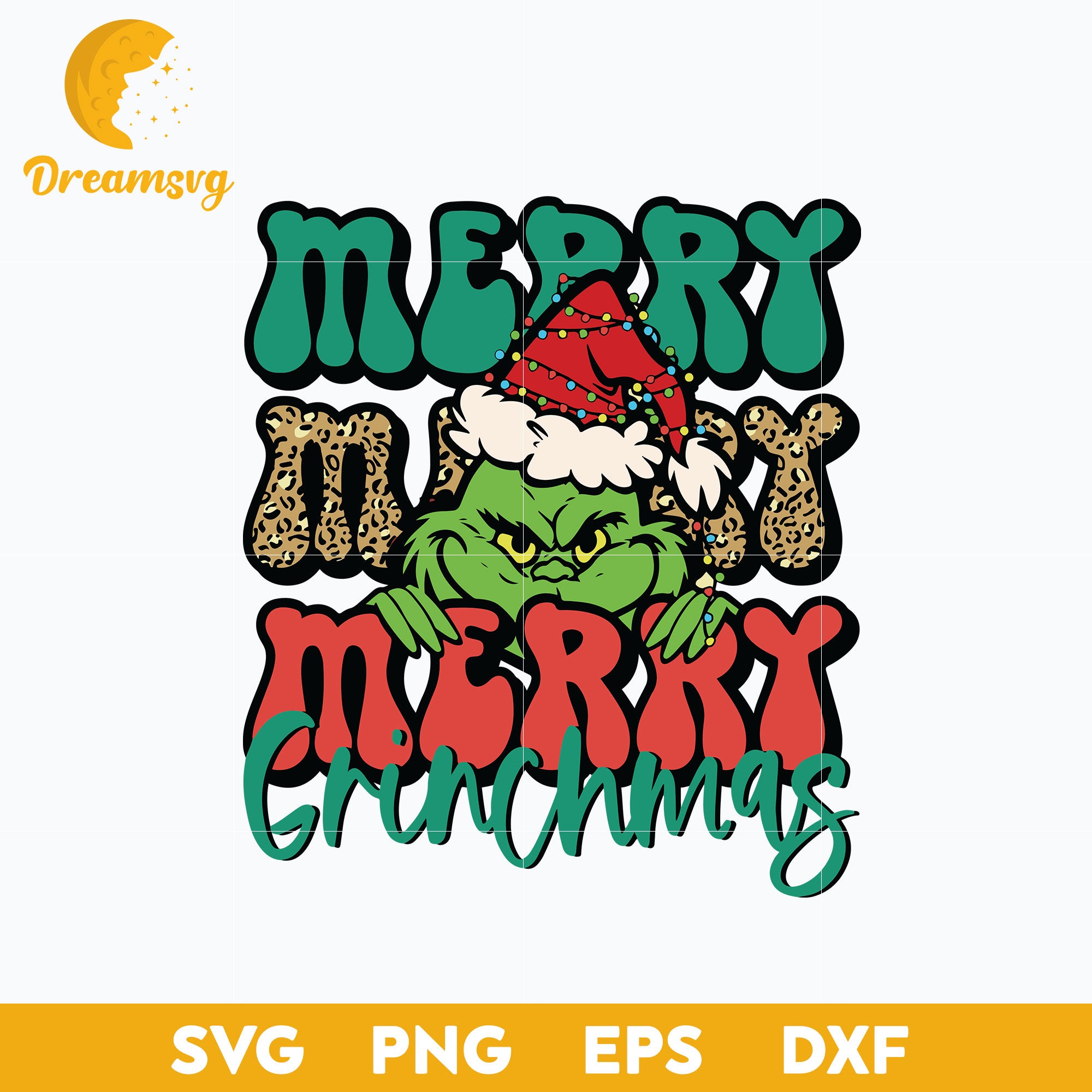 Merry Merry Merry Grinchmas Christmas SVG,  Christmas SVG.