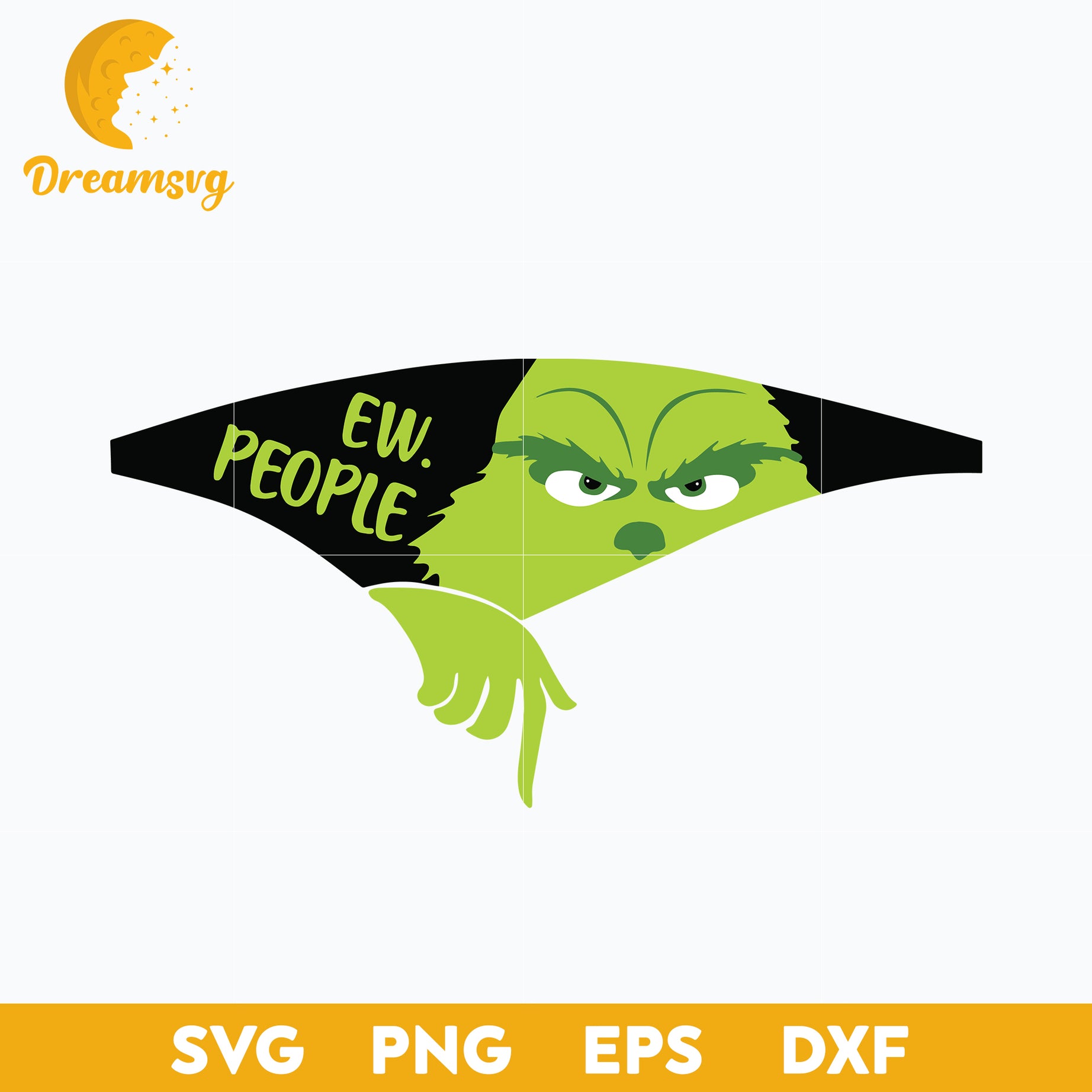 Ew People Grinch Christmas SVG, Grinch Christmas SVG Digital File.