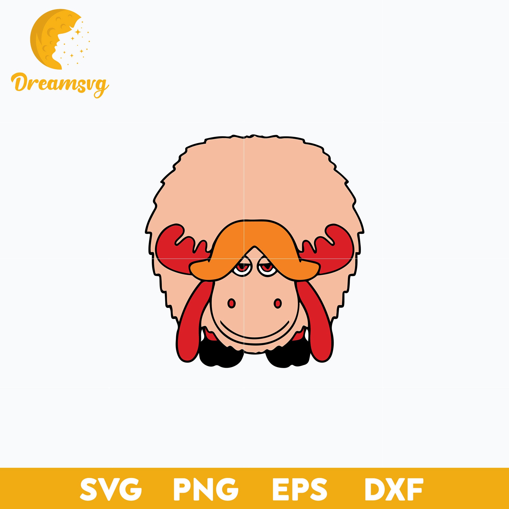 The Grinch Screaming Goat SVG, Grinch SVG PNG DXF EPS File.
