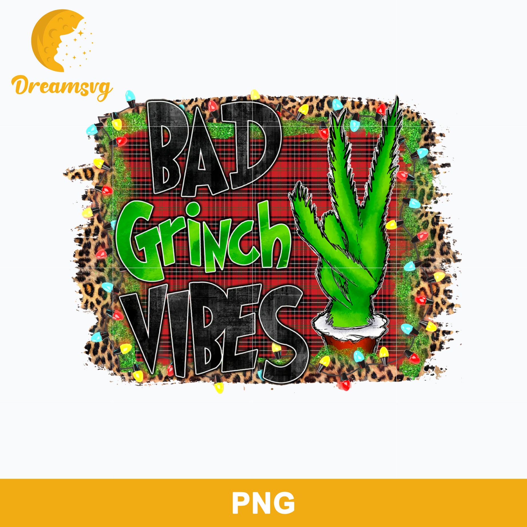 Bad Grinch Vibes PNG