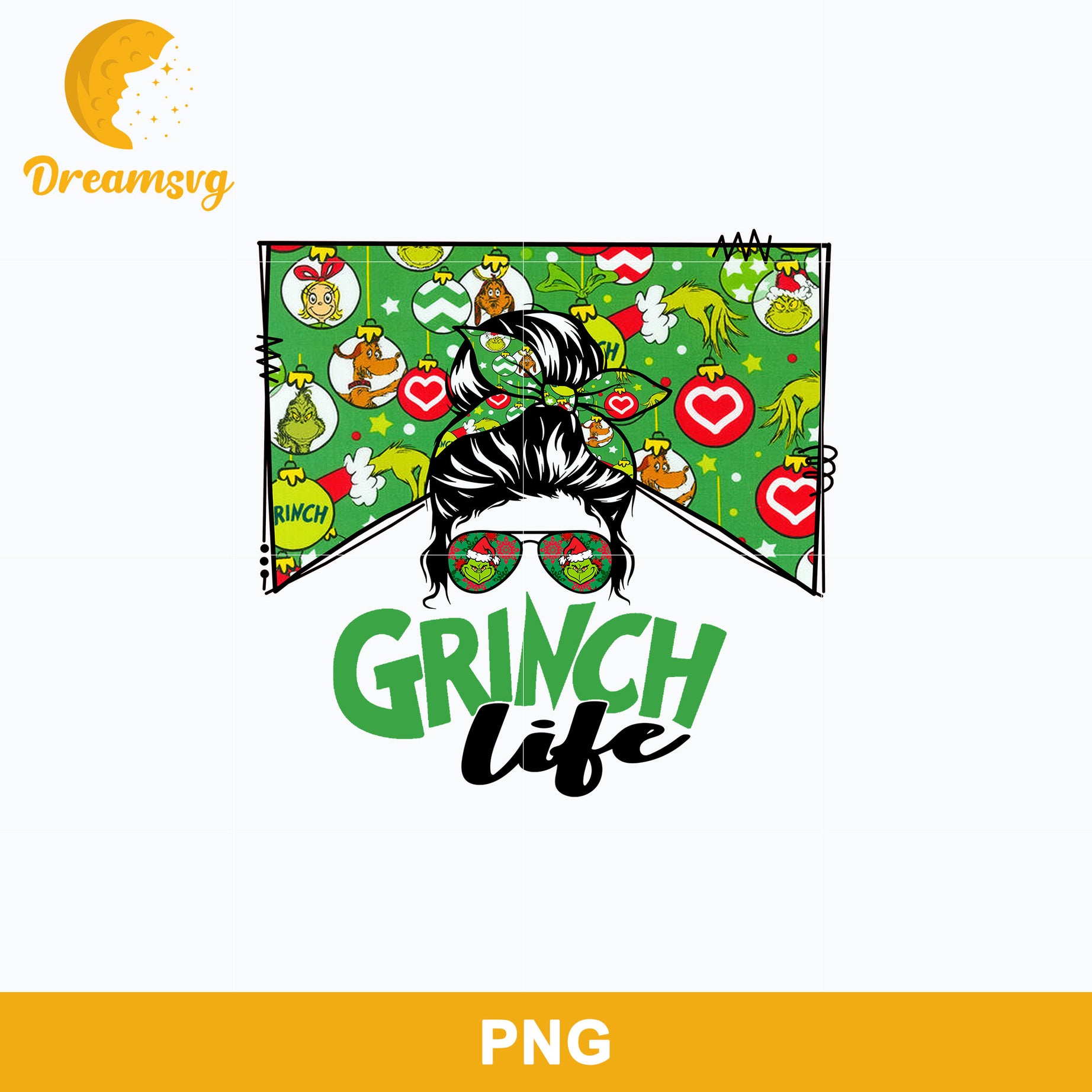 Grinch Lite PNG, Grinch Christmas PNG, Christmas PNG.