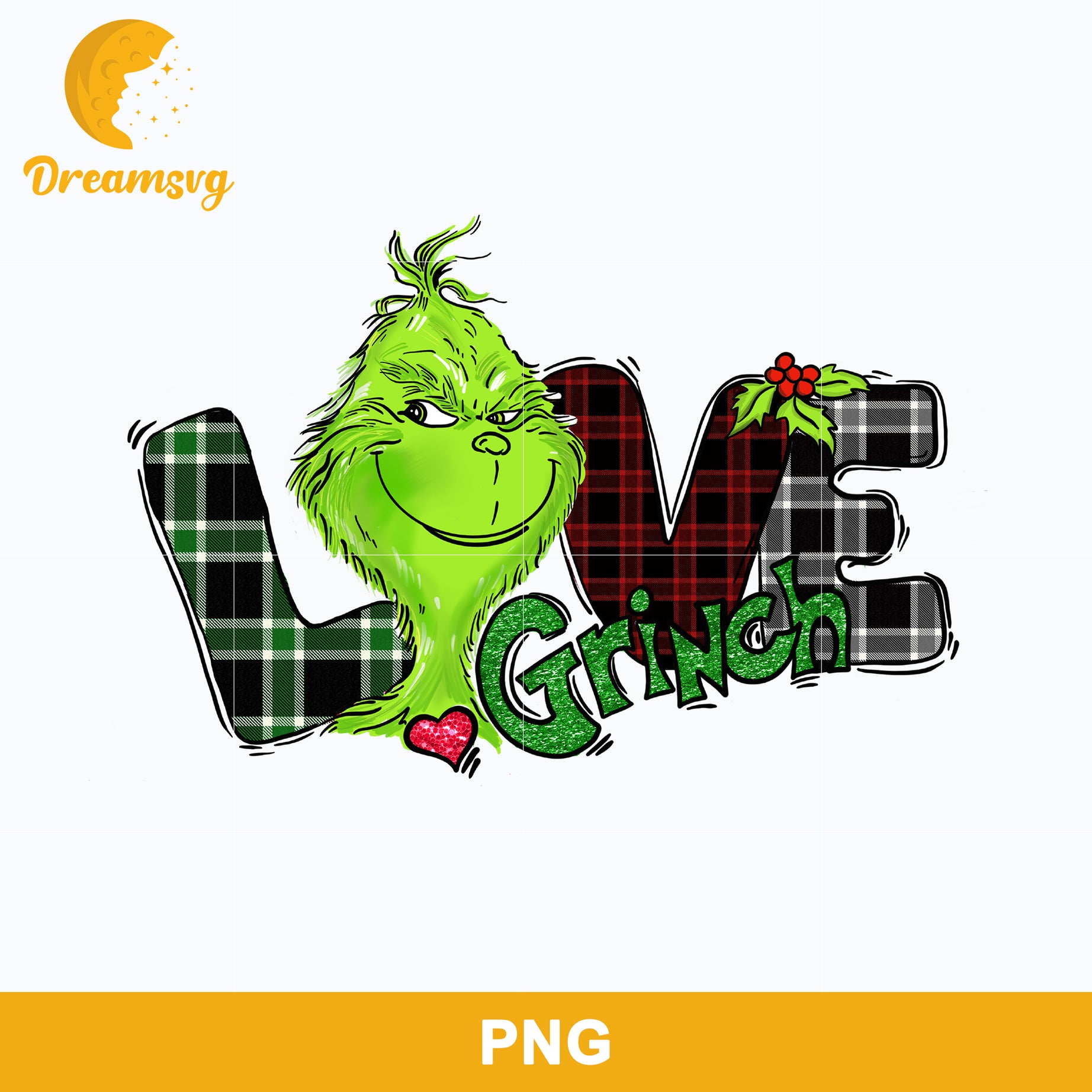 Love Grinch PNG, The Grinch Christmas PNG, Christmas PNG