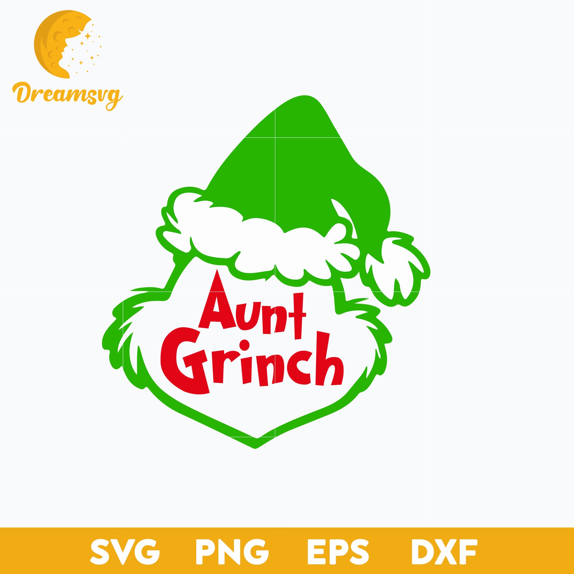 Aunt Grinch SVG,