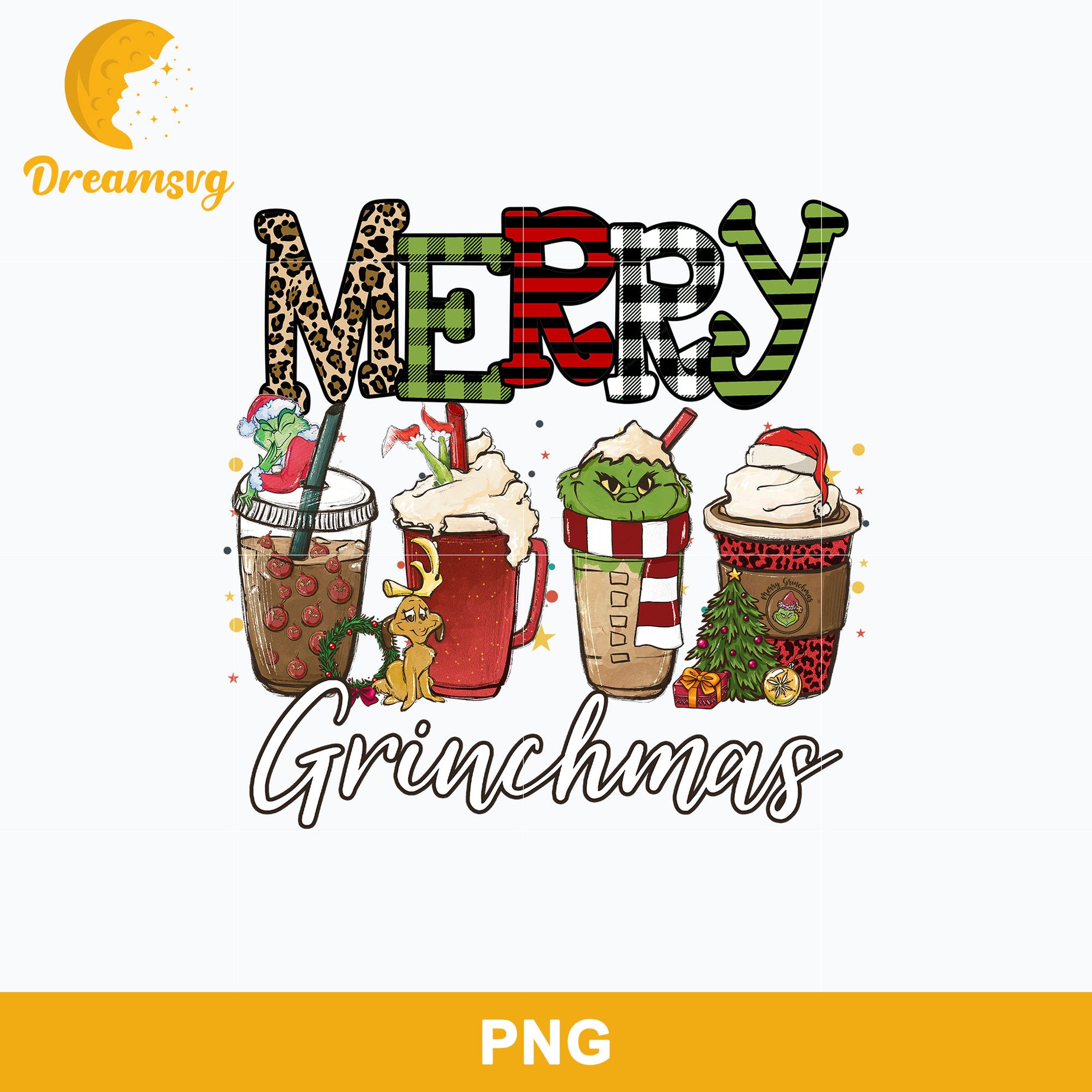 Merry Grinchmas Grinch PNG, Grinch Christmas PNG, Christmas PNG