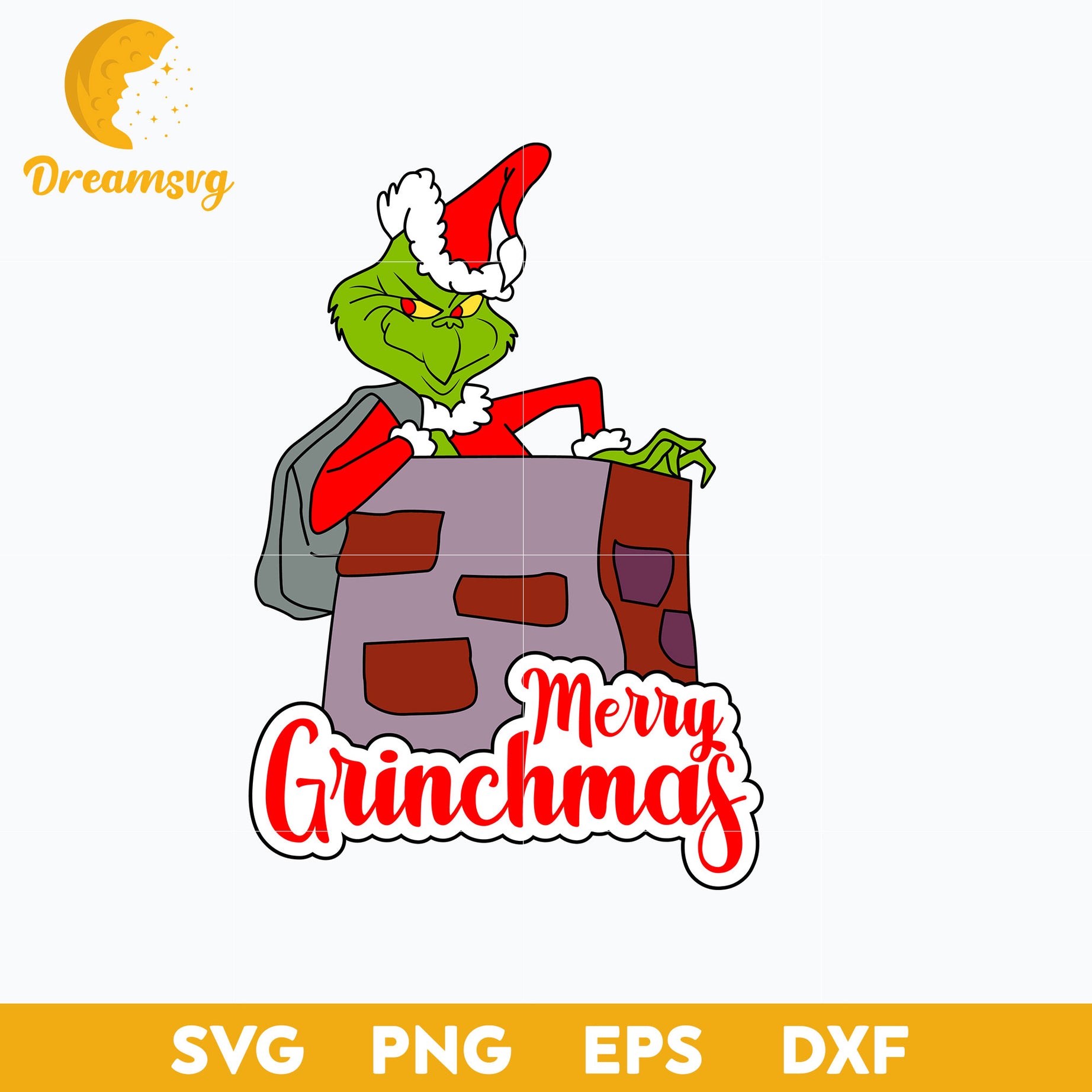 Grinch Merry Christmas SVG, Christmas SVG, PNG DXF EPS Digital File.