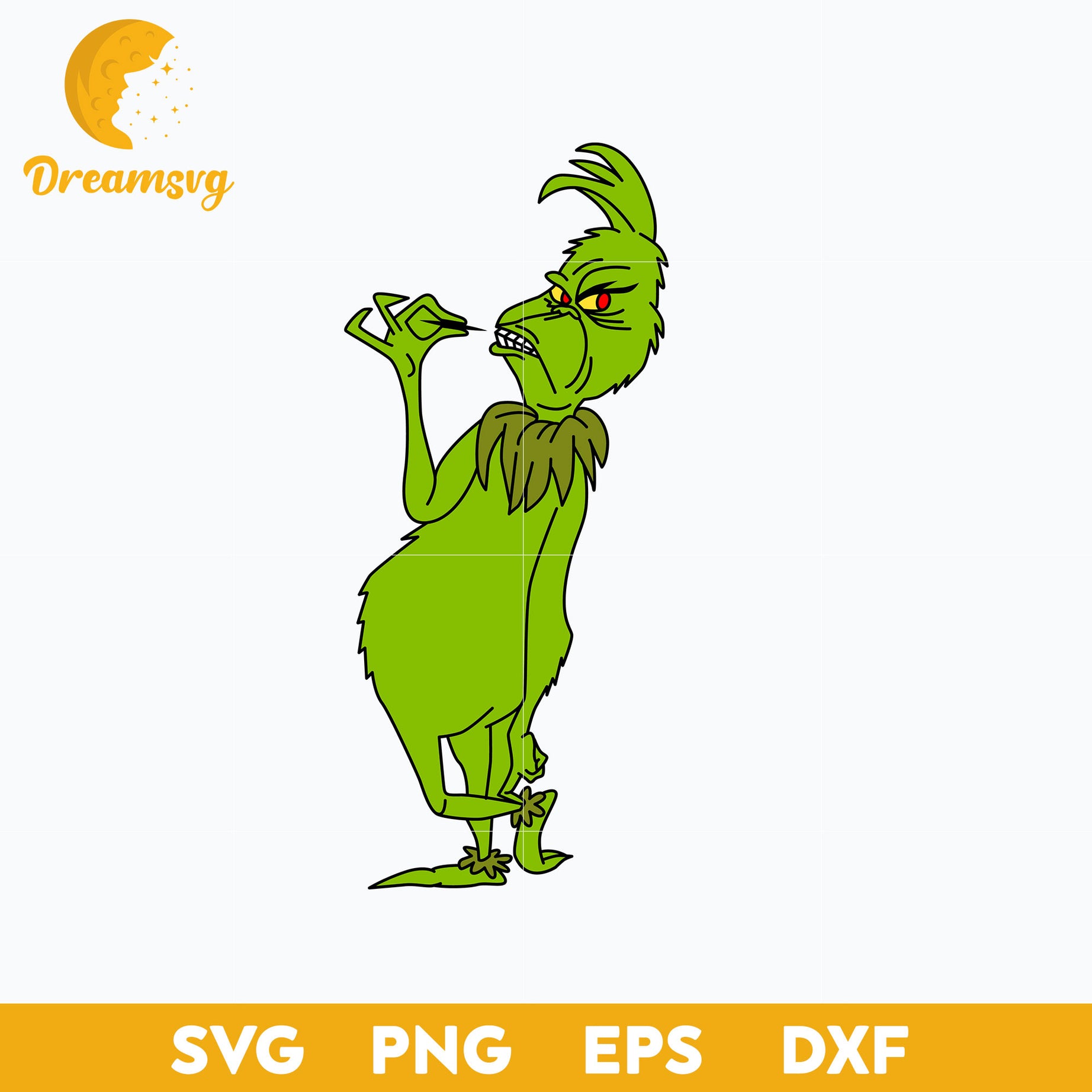 The Grinch Green SVG, Christmas SVG, PNG DXF EPS Digital File.