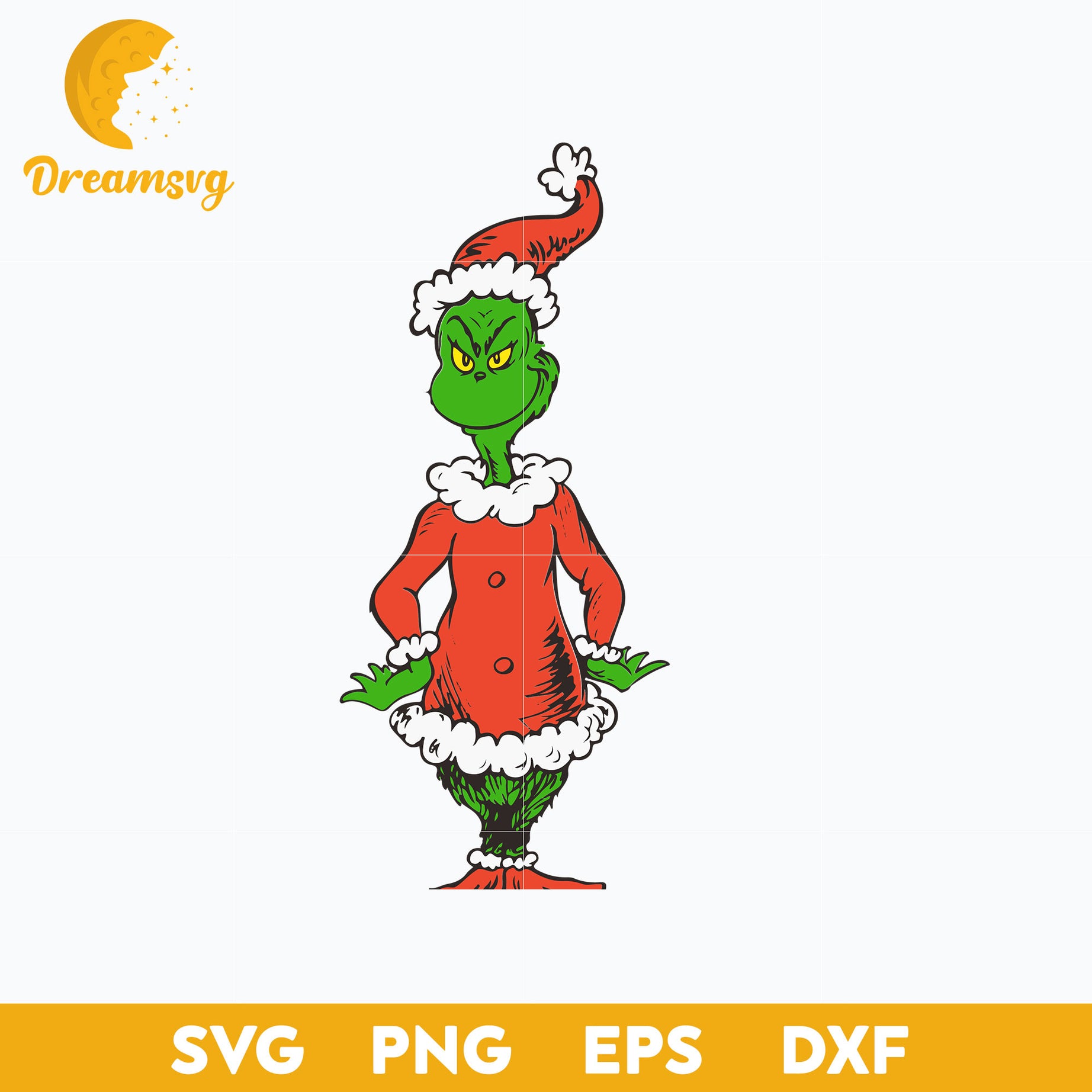 Merry Christmas The Grinch SVG, Christmas SVG, PNG DXF EPS Digital File.